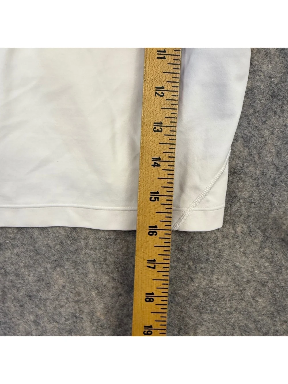 Lululemon Long Line Sports Bra Fully Lined White Khaki Size 8 820